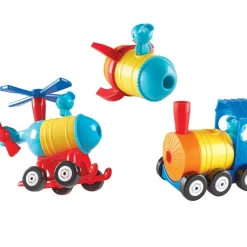 123 Build It - Rocket-Train-Helicopter
