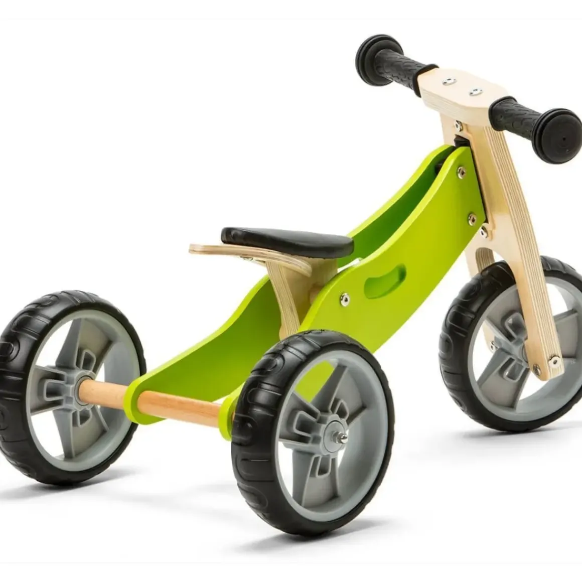 2 in 1 Bike - Green (Tricycle / Balance Bike)