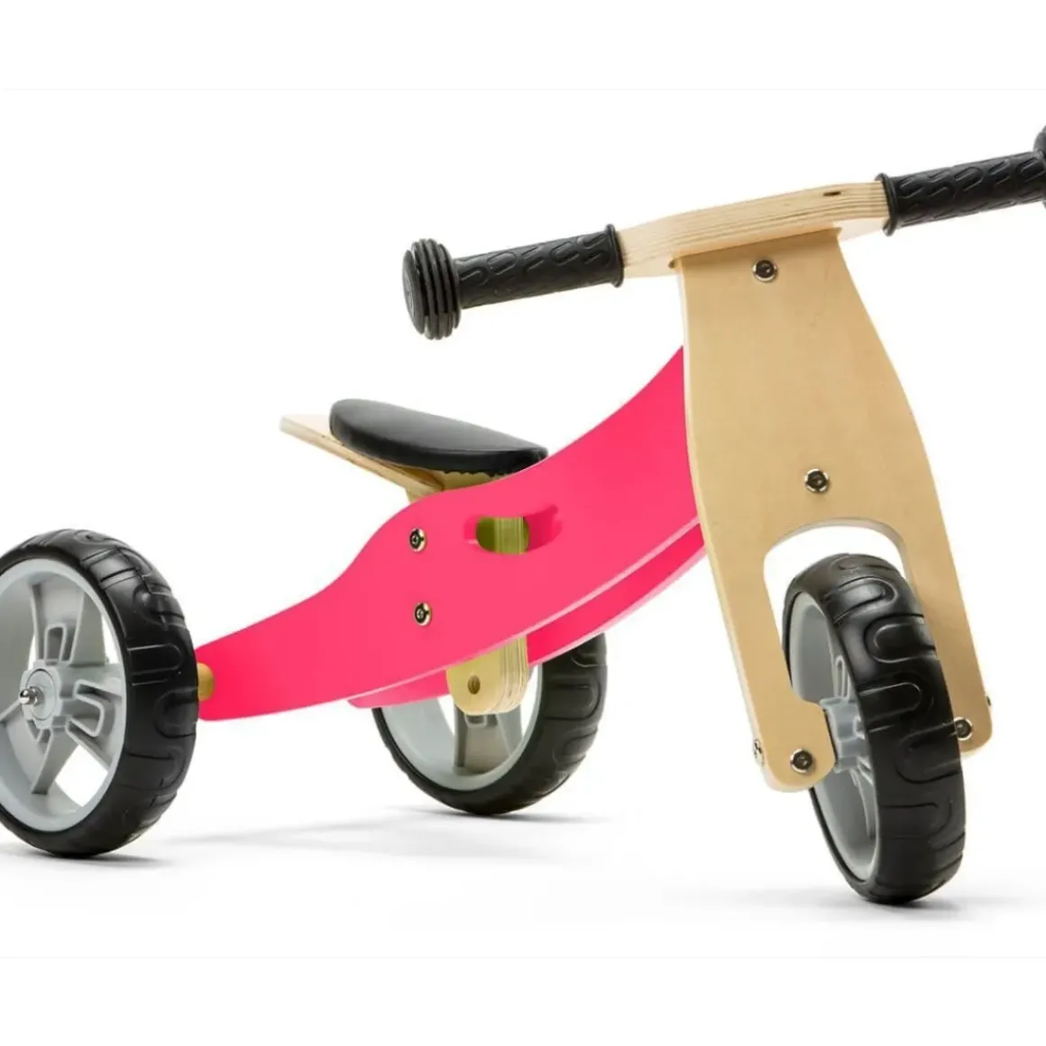 2 in 1 Bike - Pink (Tricycle / Balance Bike)