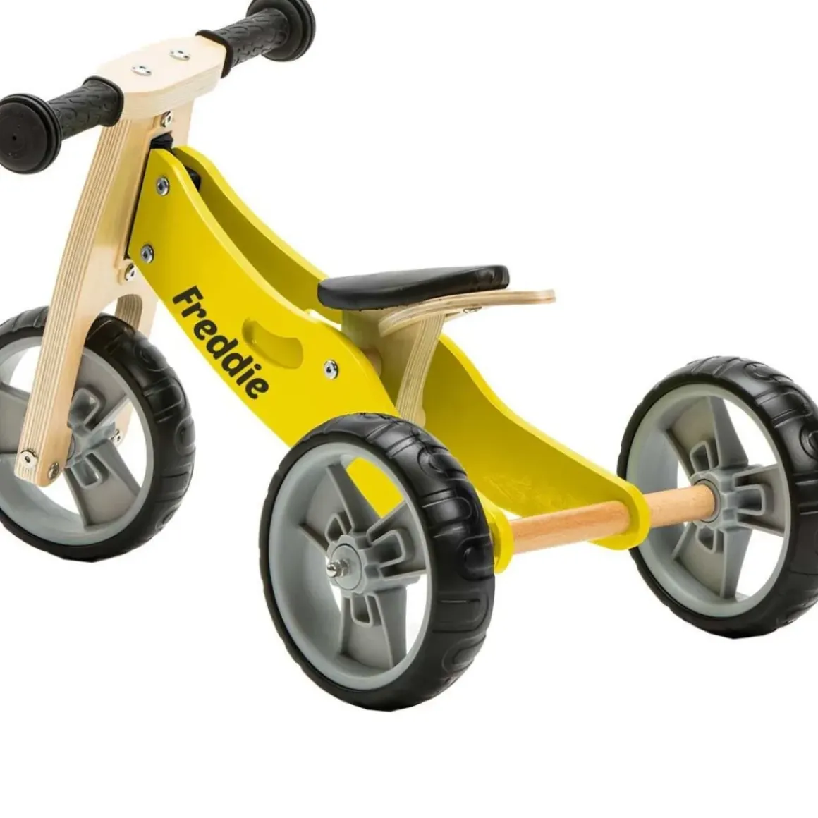 2 in 1 Bike - Yellow (Tricycle / Balance Bike)