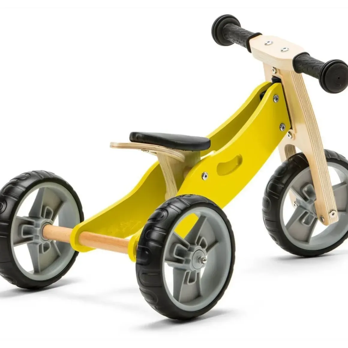 2 in 1 Bike - Yellow (Tricycle / Balance Bike)