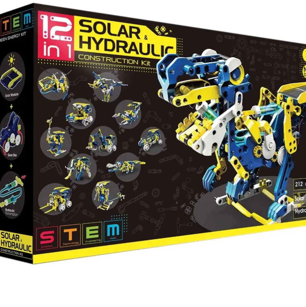12 in 1 Solar Hydraulic Construction Kit