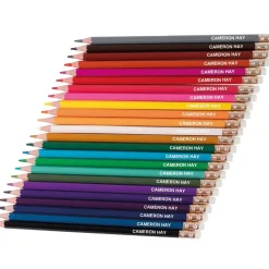 24 Personalised Colouring Pencils