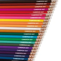 24 Personalised Colouring Pencils