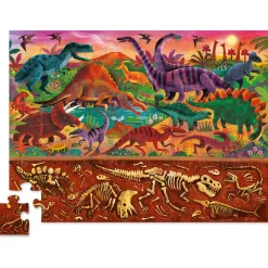 Above & Below - Dinosaur World 48 pc Puzzle