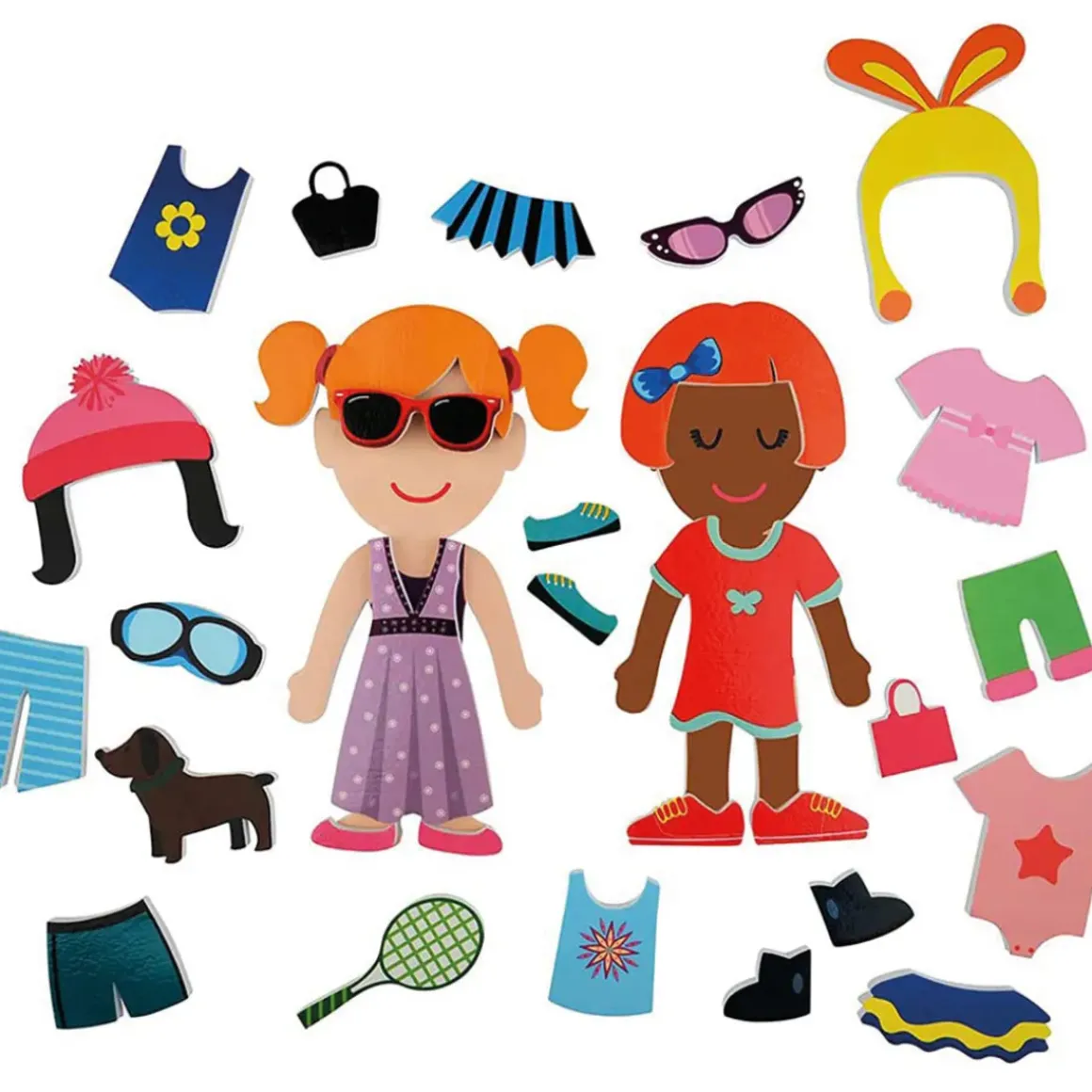 Bath Stickers - Dressing Up