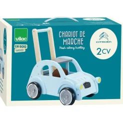 Blue Car Baby Walker