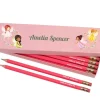 Box of 12 Named HB Pencils - Fairies