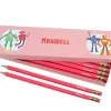 Box of 12 Named HB Pencils - Robots