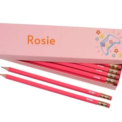 Box of 12 Named HB Pencils - Gaming