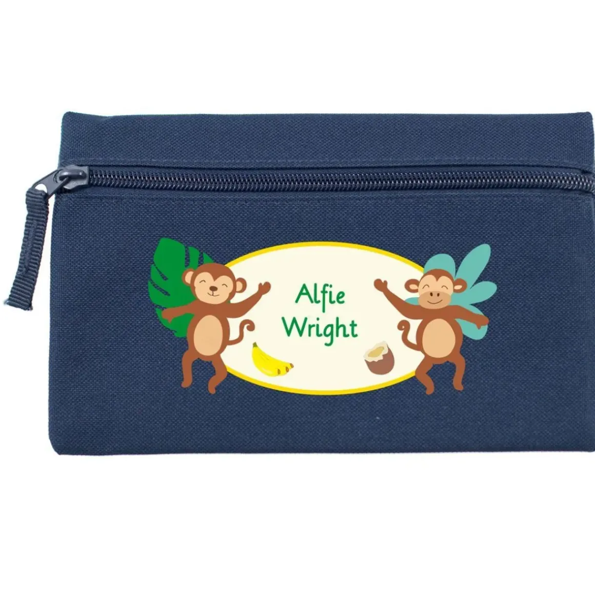 Cheeky Monkey Personalised Pencil Case