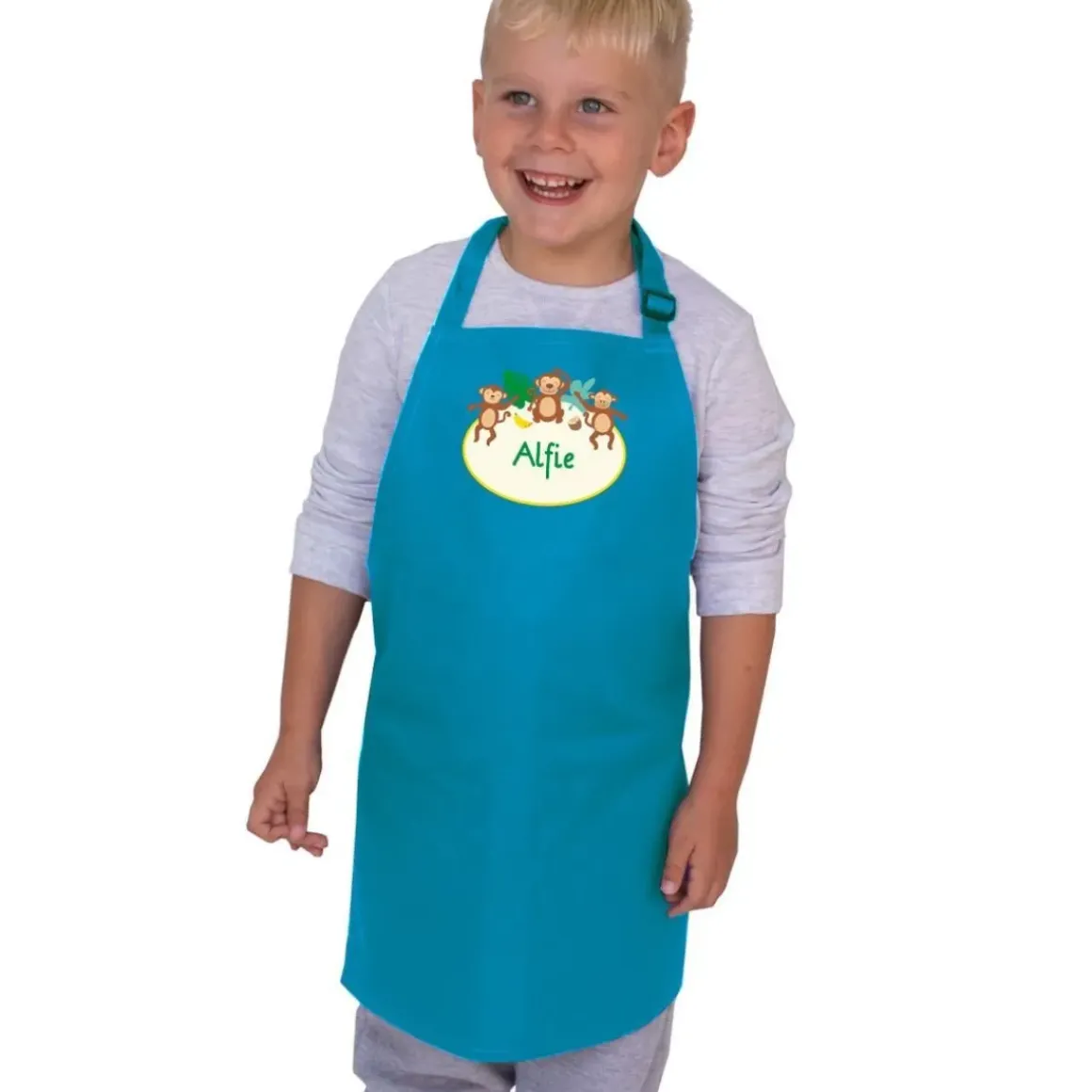 Cheeky Monkey Personalised Apron - Age 3-6