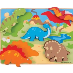 Chunky Lift Out Puzzle - Dinosaurs