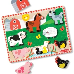 Chunky Wooden Farm Animal Puzzle