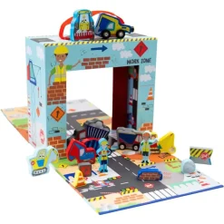 Construction Playbox with Wooden Pieces