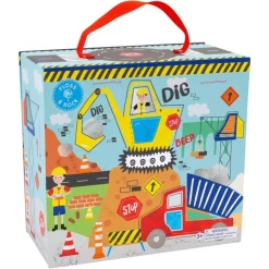 Construction Playbox with Wooden Pieces