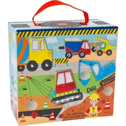 Construction Playbox with Wooden Pieces