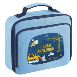 Construction Site Personalised Lunch Bag