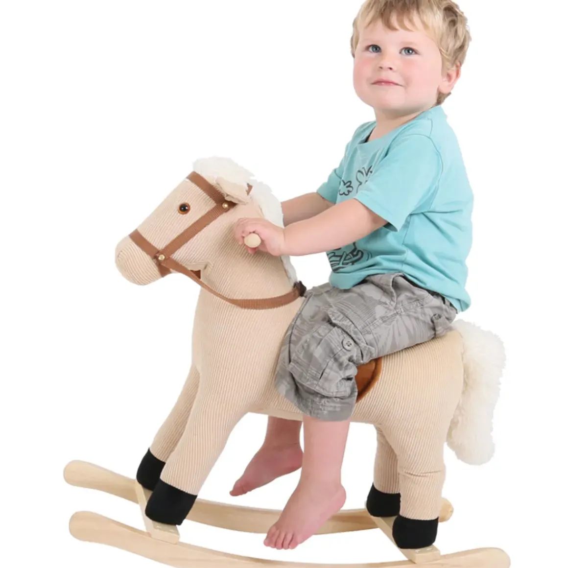 Cord Rocking Horse