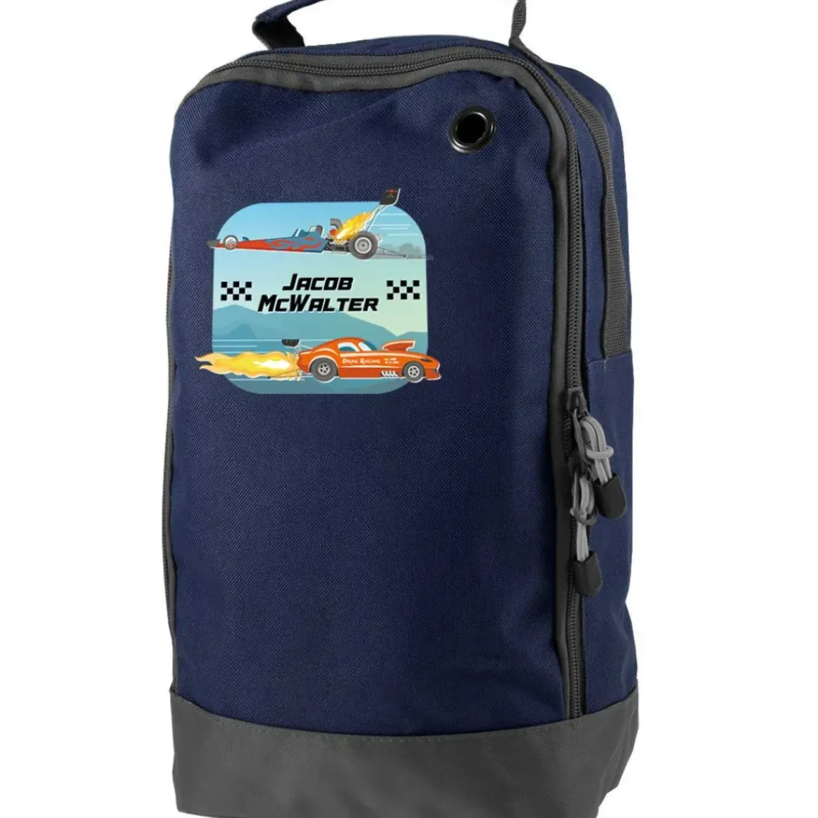 Crazy Cars Personalised Shoe & Boot Bag