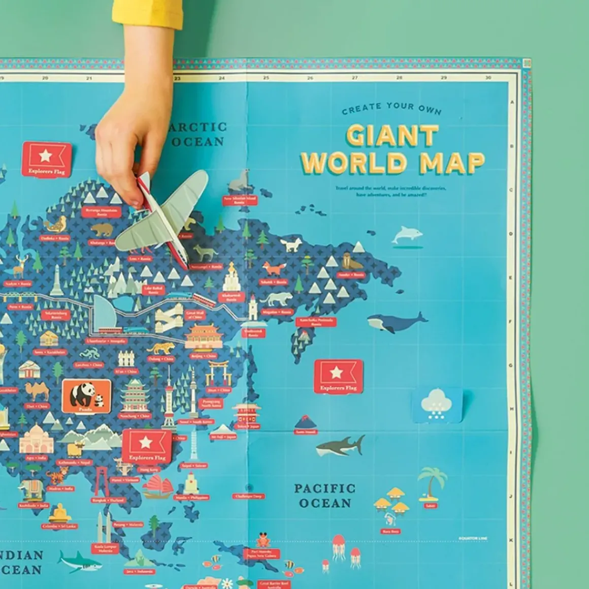 Create Your Own Giant World Map