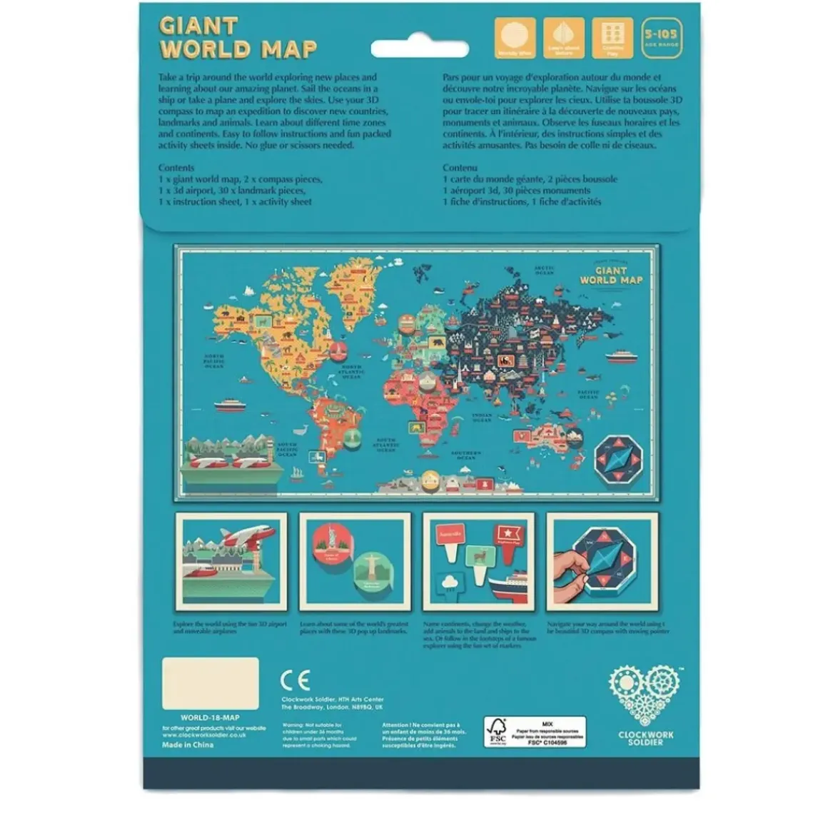 Create Your Own Giant World Map