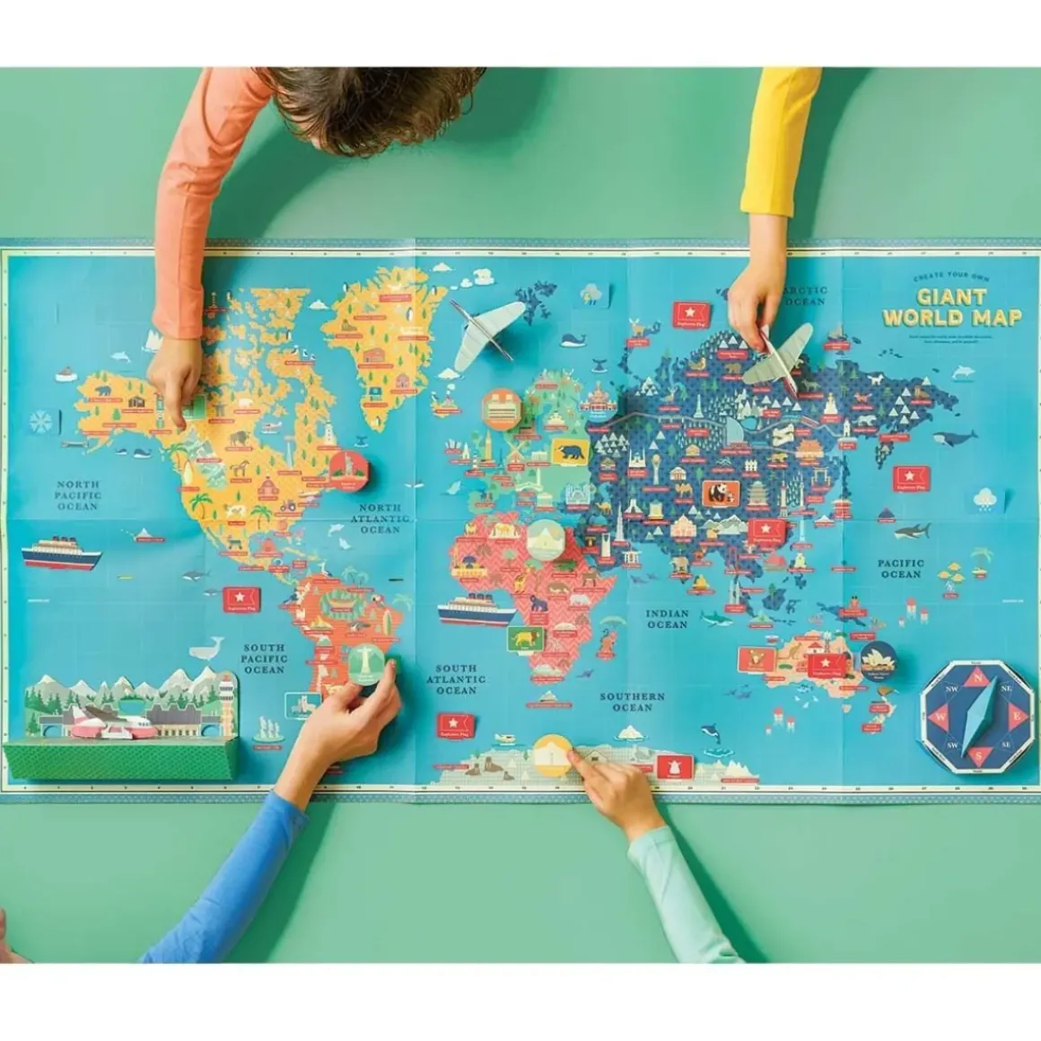 Create Your Own Giant World Map