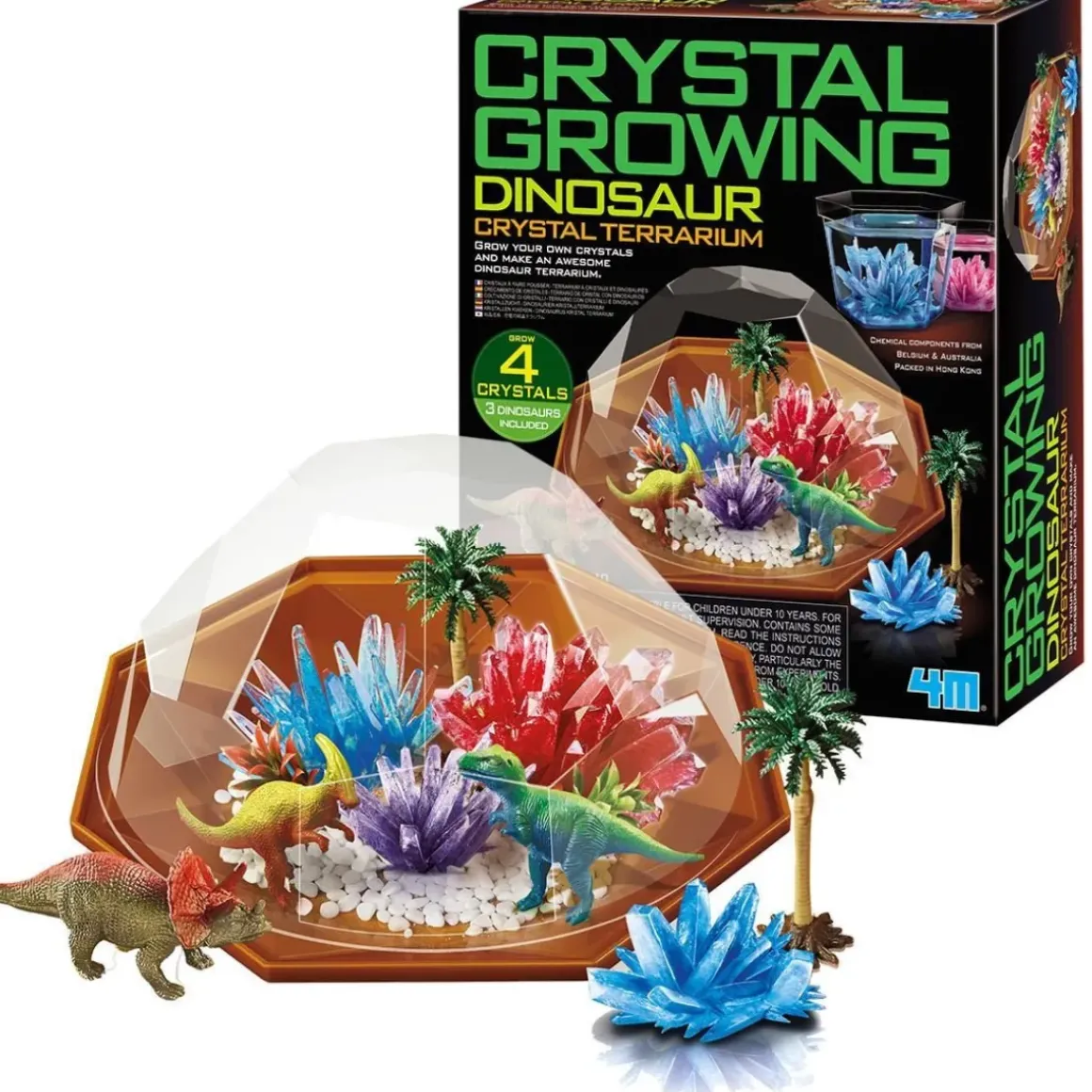 Crystal Growing Dinosaur Terrarium