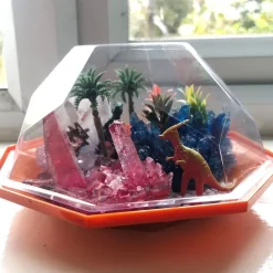 Crystal Growing Dinosaur Terrarium