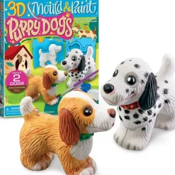 3D Mould & Paint Puppy Dogs