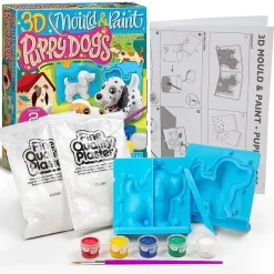 3D Mould & Paint Puppy Dogs