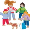 Doll Family & Dog