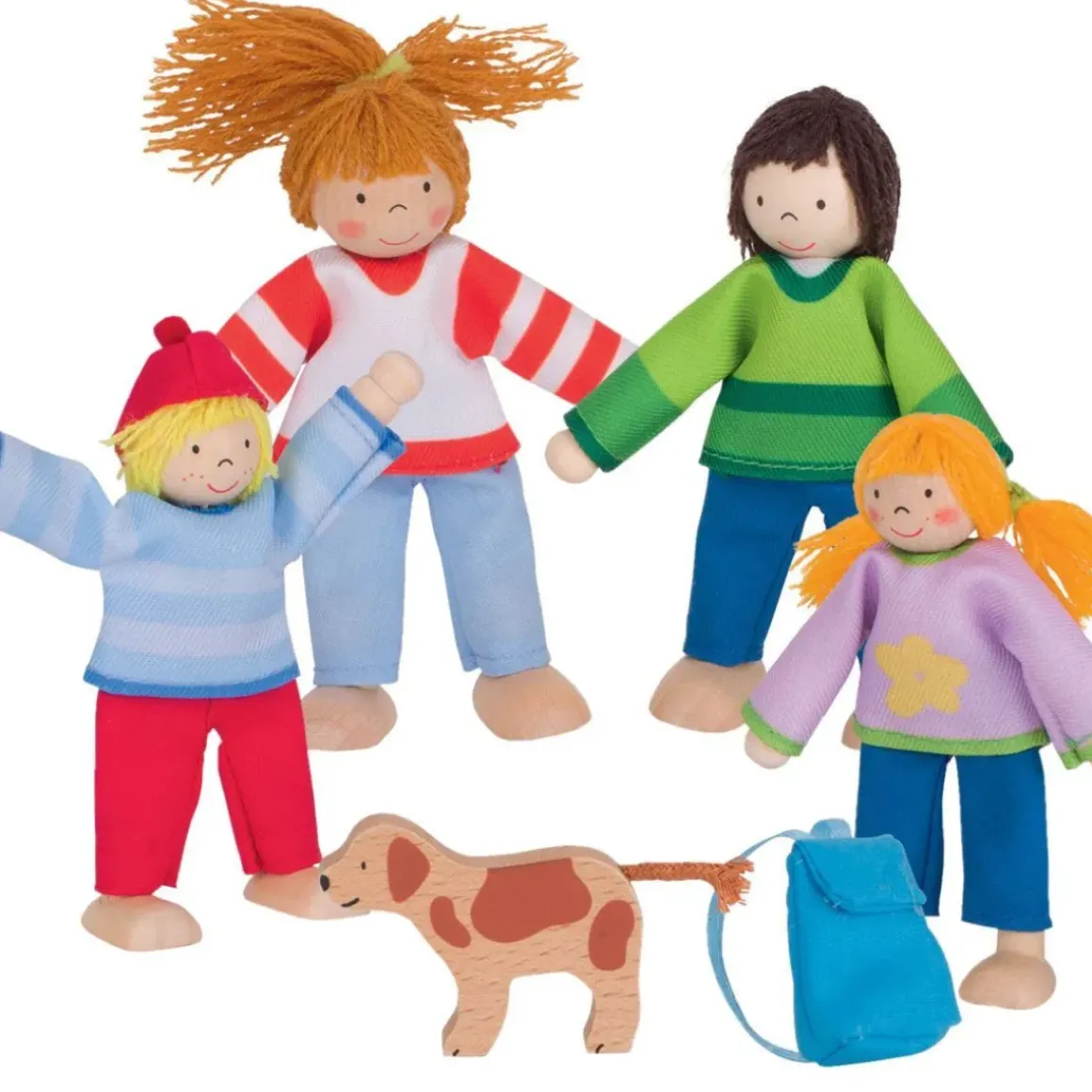 Doll Family & Dog