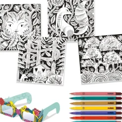 Fantasy Forest 3D Colouring