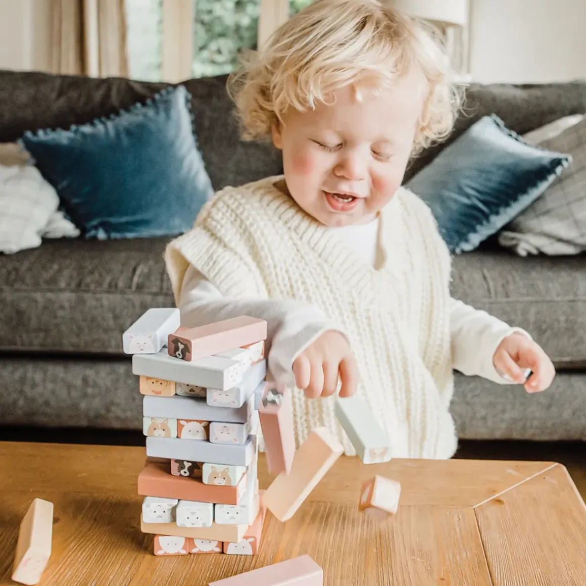 Farmyard Animal Tumbling Tower