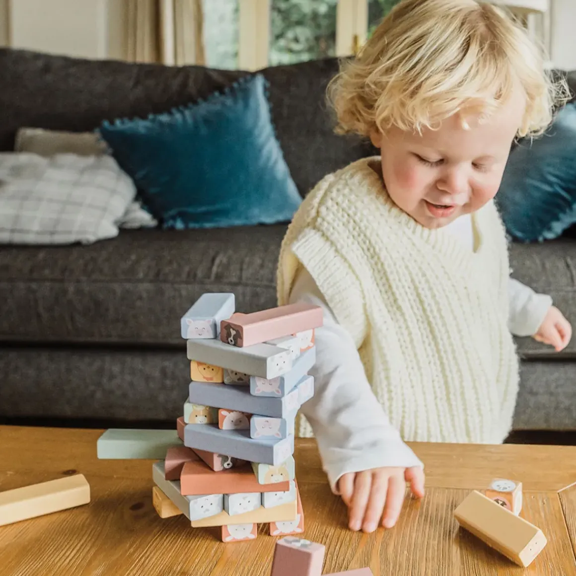 Farmyard Animal Tumbling Tower
