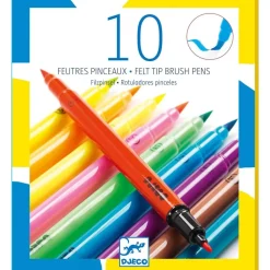 Felt-Tip Brush Pens - Pop Colours
