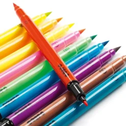 Felt-Tip Brush Pens - Pop Colours