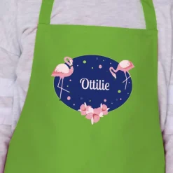 Flamingos Personalised Apron - Age 7-10