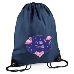 Flamingos Personalised Swim Bag