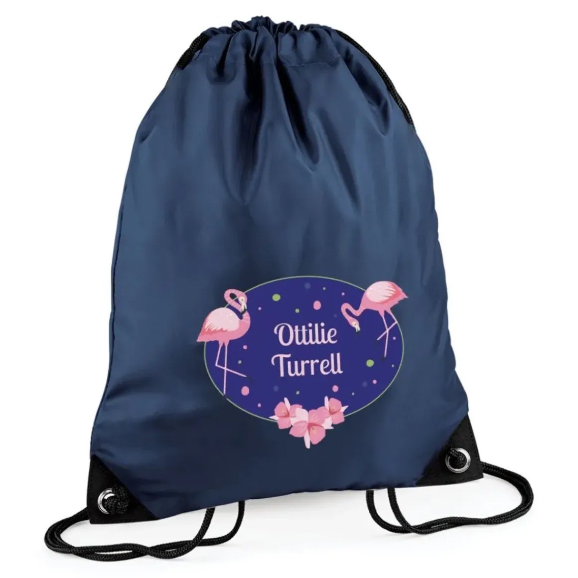 Flamingos Personalised Swim Bag
