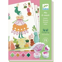 Flower Girls Stamping Set