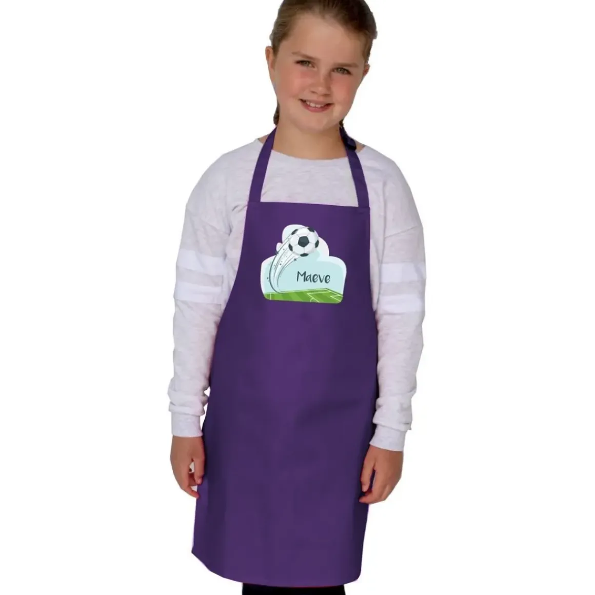 Football Personalised Apron - Age 7-10