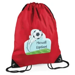 Football Personalised Swim Bag