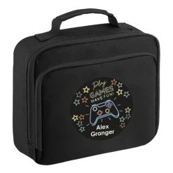 Gaming Personalised Lunch Bag