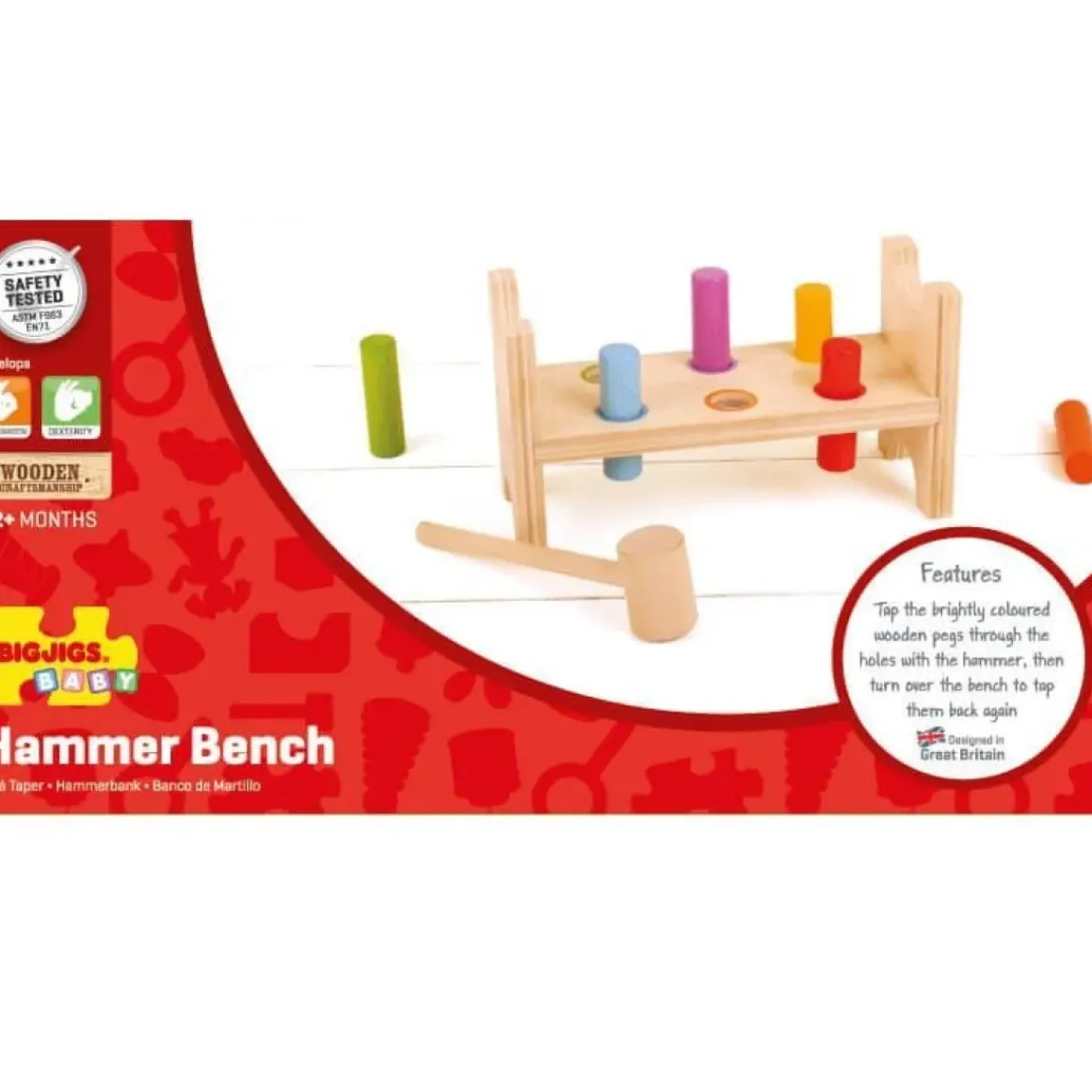 Hammer Peg Bench