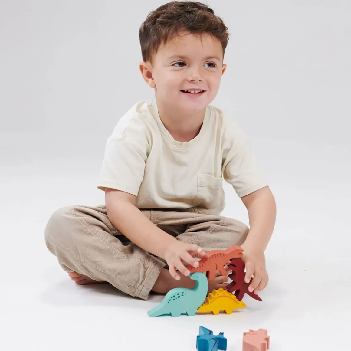Happy Stacking Dinosaurs