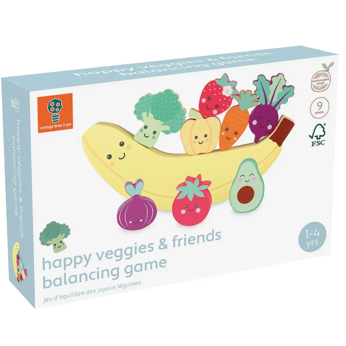 Happy Veggies & Friends Balancing Game
