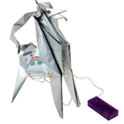 Holographic Light Up Origami Unicorn