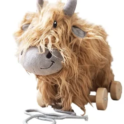 Hubert Highland Cow Pull-Along